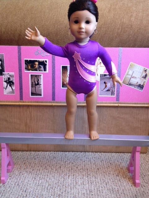 Two It Yourself: DIY American Girl Balance Beam (Gymnastics Set Knockoff)