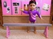 How to Make an American Girl Style Balance Beam!