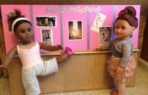 How to Make Your Own American Girl Isabelle Doll Ballet Barre!