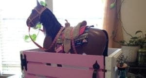 How to Make an American Girl Style Horse Stable!