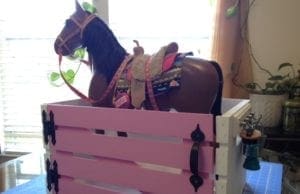 How to Make an American Girl Style Horse Stable!