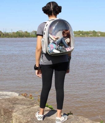 The BEST Doll Carrier is… a CAT Carrier?! Camis Craft Corner Doll Carrier