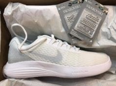 Nike Shoe Bedazzled Swoosh – Just Do It