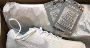 Nike Shoe Bedazzled Swoosh – Just Do It